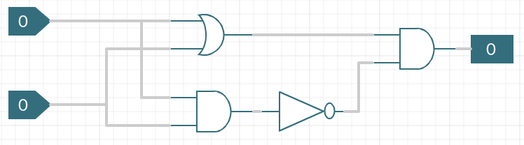 XOR circuit diagram